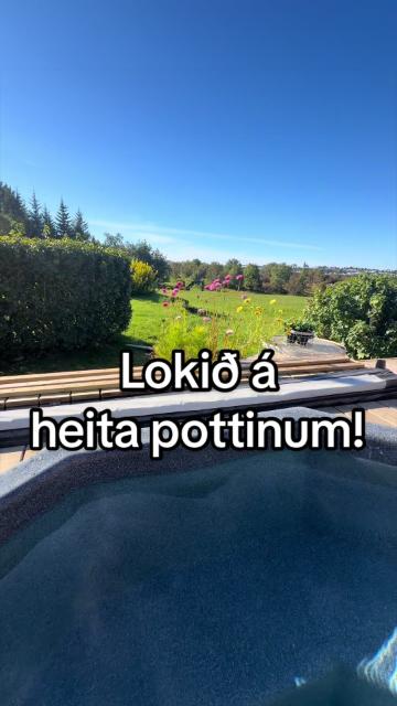Lokið á heita pottinum